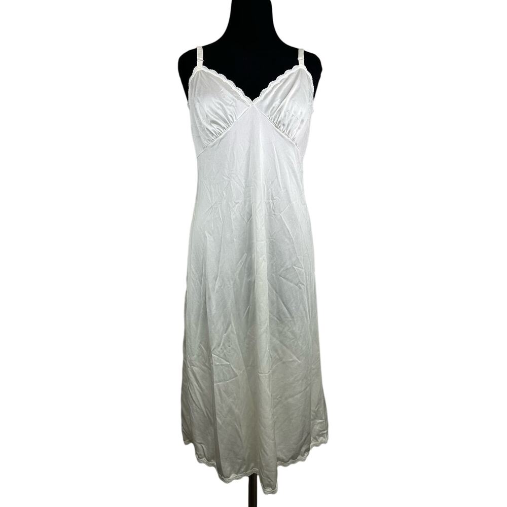 Vintage Cream Slip Dress- No size No brand